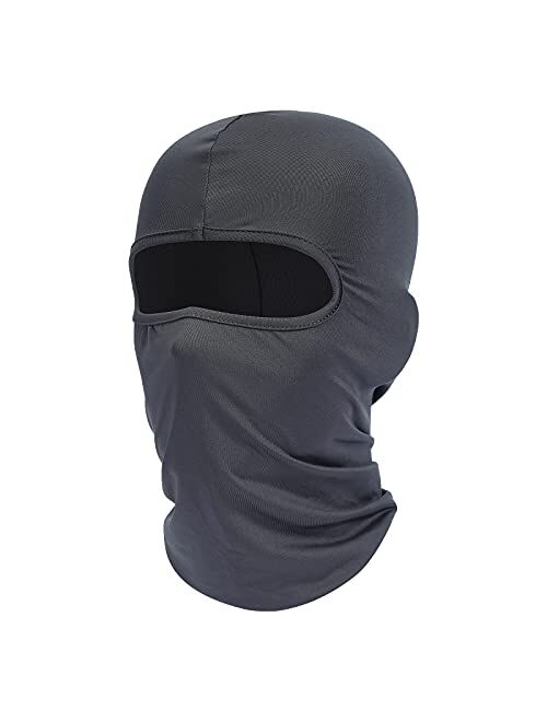 Fuinloth Balaclava Face Mask, Summer Cooling Neck Gaiter, UV Protector Motorcycle Ski Scarf for Men/Women