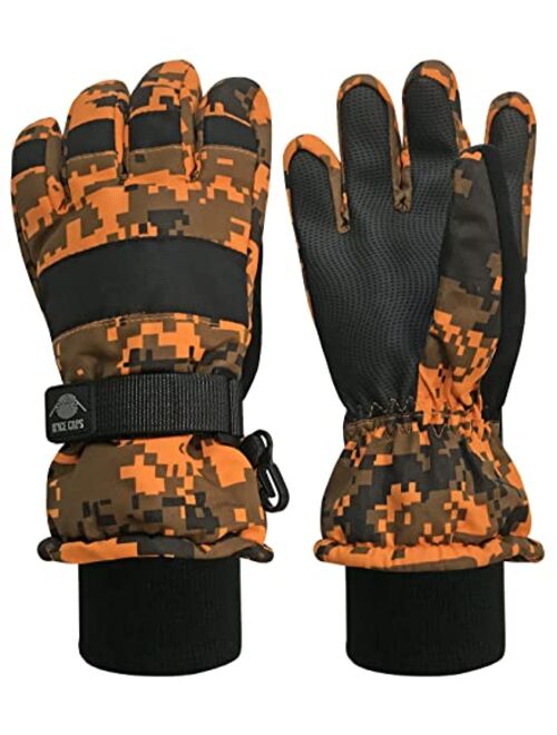 N'Ice Caps Kids Thinsulate Waterproof Warm Winter Snow Ski Gloves