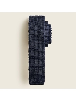 Silk knit valentine tie