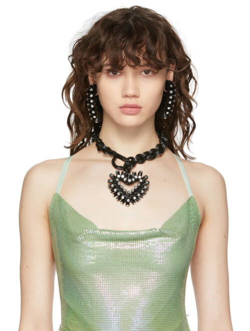 Roussey SSENSE Exclusive Black 3D-Printed Crush Necklace