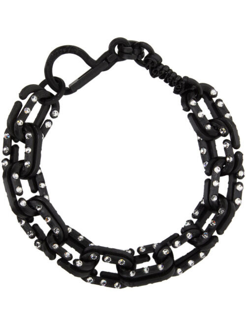 Roussey SSENSE Exclusive Black 3D-Printed Stan Necklace