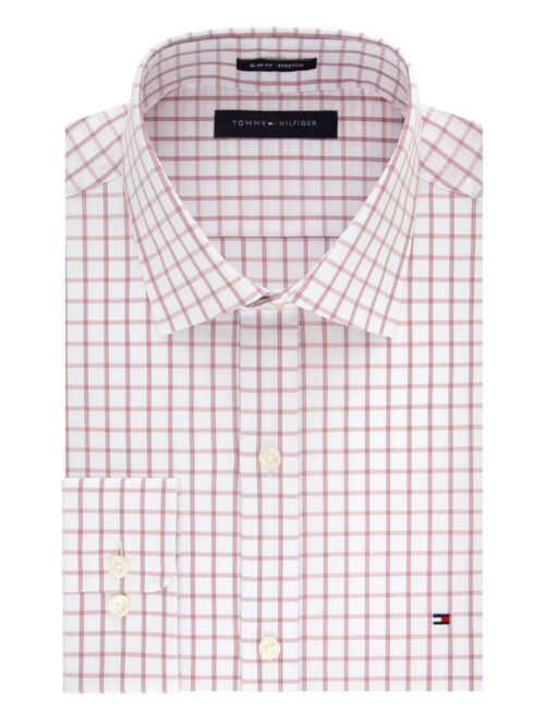 Tommy Hilfiger Men's Slim Fit Performance Stretch Dress Shirt, Online Exclusive