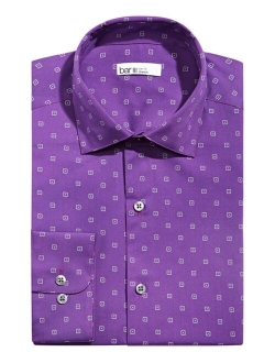 Valentine Men's Slim-Fit Medallion-Print Dress Shirt, Created for Macy's