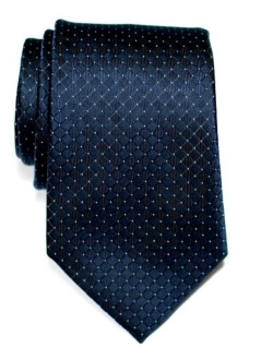 Retreez Check Textured Woven Microfiber Men's Tie