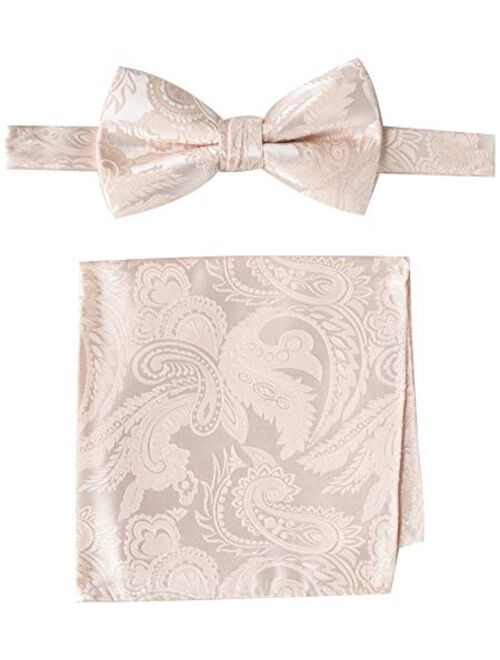 Buy STACY ADAMS mens Classic Pretied Bow Tie With Pocket Square online ...