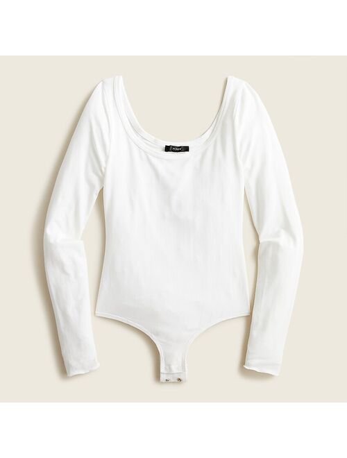 J.Crew Stretch scoopneck bodysuit