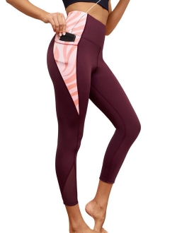 Workout Leggings for Women 2 Side Pockets Yoga Pants, S-XL