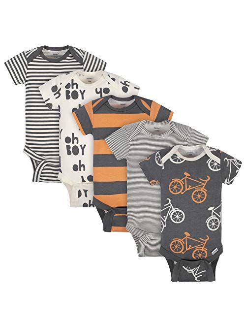 Gerber baby-boys 5-pack Variety Onesies Bodysuits