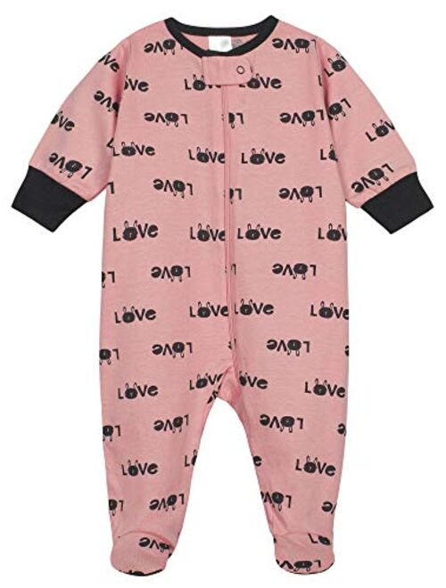 Onesies Brand Baby 4-Pack Sleep 'N Play Footies Multi Pack