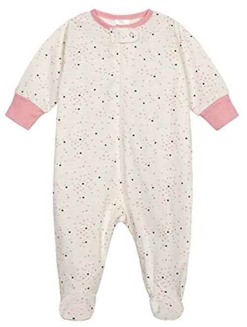 Onesies Brand Baby 4-Pack Sleep 'N Play Footies Multi Pack