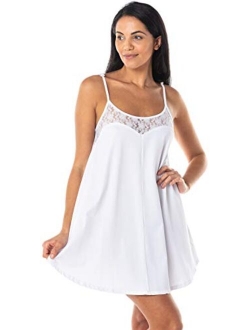 Lingerie Nightgown Lace Chemise Camisole Slip Sleepwear Nightwear