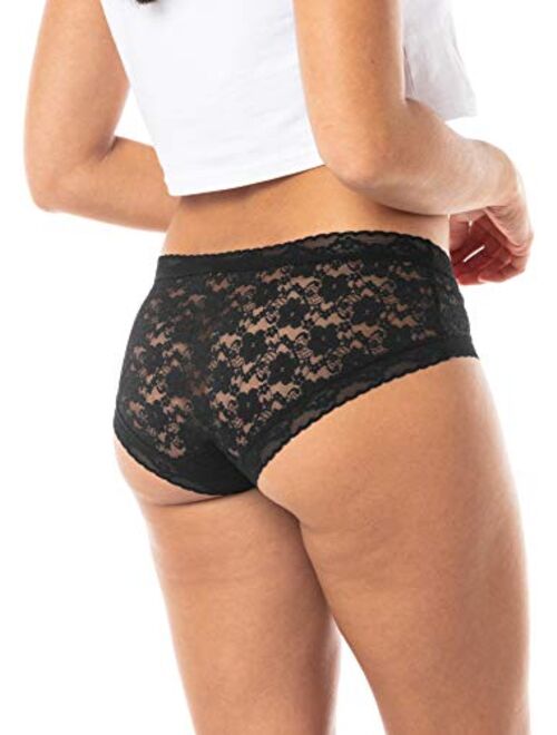 Satini Lace Underwear Bikini Seamless Panty Knickers