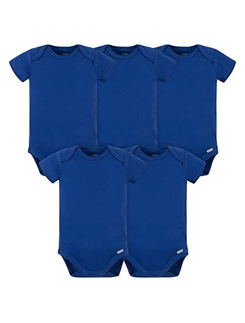 Gerber unisex-baby 5 Pack Onesies Multi-packs Bundle Interlock 180 Gsm