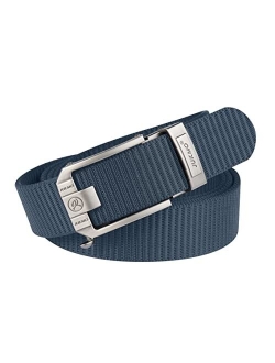 Ratchet Belt for Men, Nylon Web Tactical Gun Belt with Automatic Slide Buckle