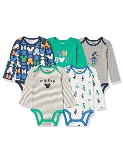 Baby Disney Star Wars Marvel Long-Sleeve Bodysuits