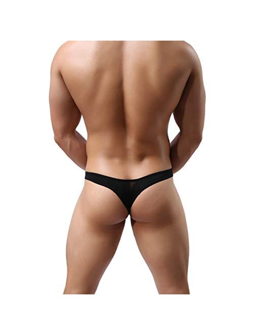 MuscleMate Men's Thong G-String Underwear, Hot Men's ThongT-Back Underwear, No Visible Lines.