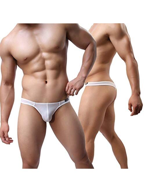 MuscleMate Men's Thong G-String Underwear, Hot Men's ThongT-Back Underwear, No Visible Lines.