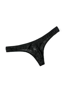 4 Pack Men's Lace Thong G-String Underwear, Ultra Light-Weight and Ultra-Comfy, 4 Pack Men's Thong G-String Underpants.