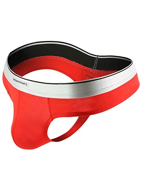 MuscleMate Hot Men's Thong Underwear, Men's Butt-Flaunting Thong G-String Underwear, No Visible Lines.