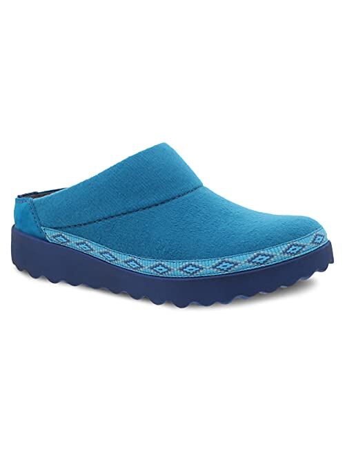 Dansko Women's Lucie Wool Slipper with Outdoor Sole and Arch Support