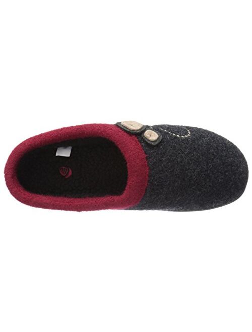 Acorn Women's Clog Slippers, Multi-Layer Memory Foam Footbed with Arch Support