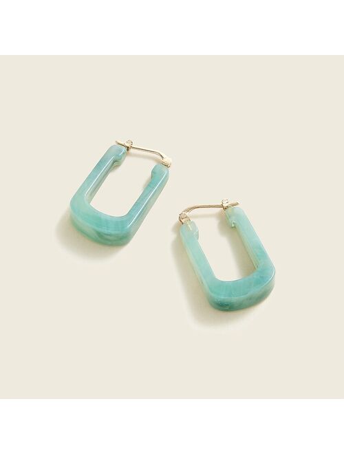 J.Crew Made-in-Italy acetate hoop earrings