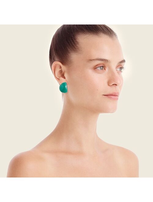 J.Crew Made-in-Italy acetate rounded earrings