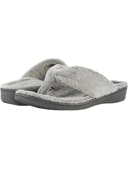 Women's Indulge Gracie Slipper - Ladies Toe-Post Thong Slippers with Concealed Orthotic Arch Support