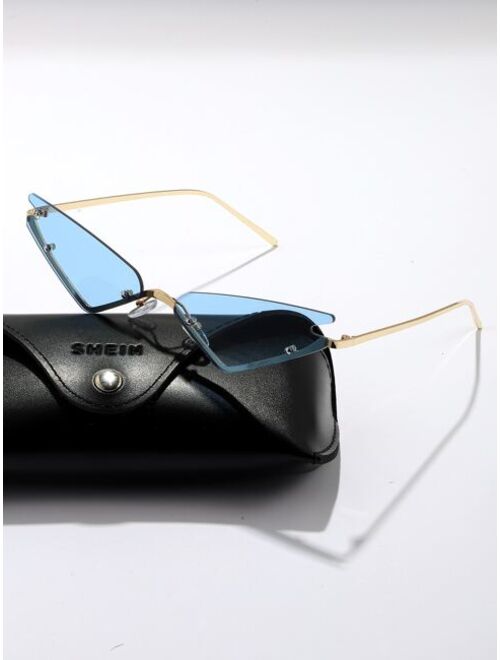 Buy Shein Men Rimless Sunglasses Online Topofstyle 