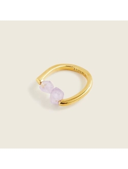 Semiprecious stone ring