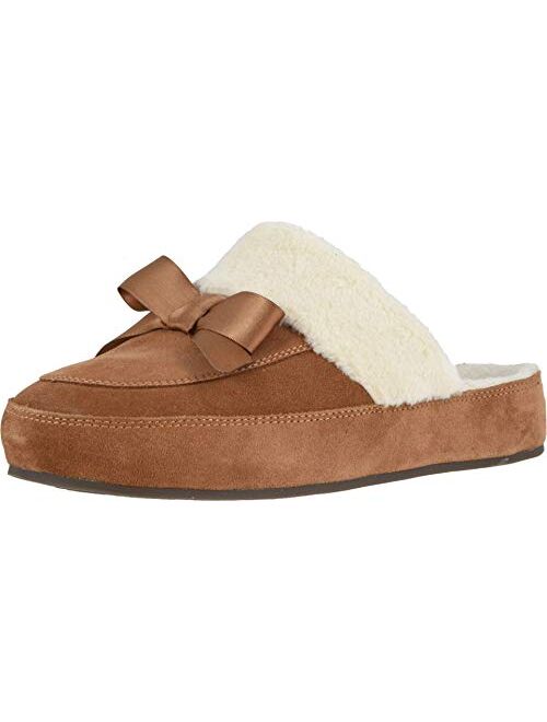 Vionic Women's Sublime Nessie Mule Slipper - Comfortable Backless Spa House Slippers that include Three-Zone Comfort with Orthotic Insole Arch Support, Soft House Shoes f