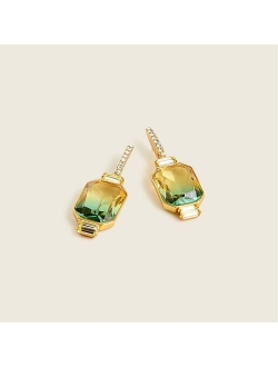 Ombre stone drop earrings