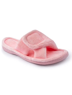 Git-Up Women's Diabetic Slippers Memory Foam Soft Cozy Arch Support Arthritis Edema Bedroom Shoes Non Slip Indoor Outdoor Rubber Sole