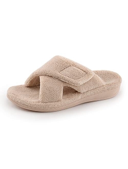 BCSTUDIO Orthotic Women House Slippers with Arch Support Fuzzy Ladies Shoes