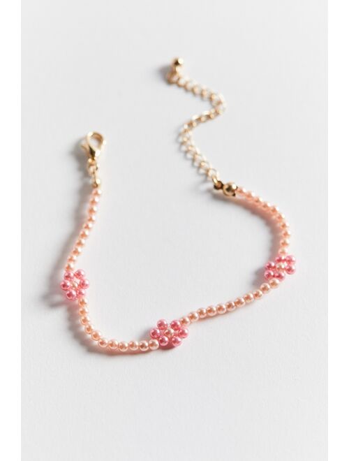 Urban Outfitters Pearl Flower Bracelet