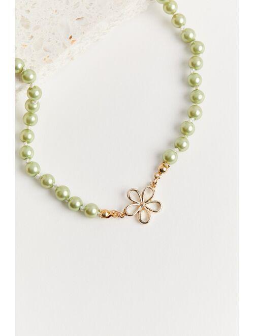 Urban Outfitters Dolly Pearl Charm Necklace