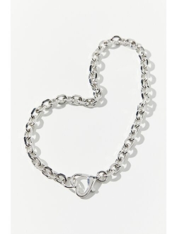 Statement Heart Chain Necklace