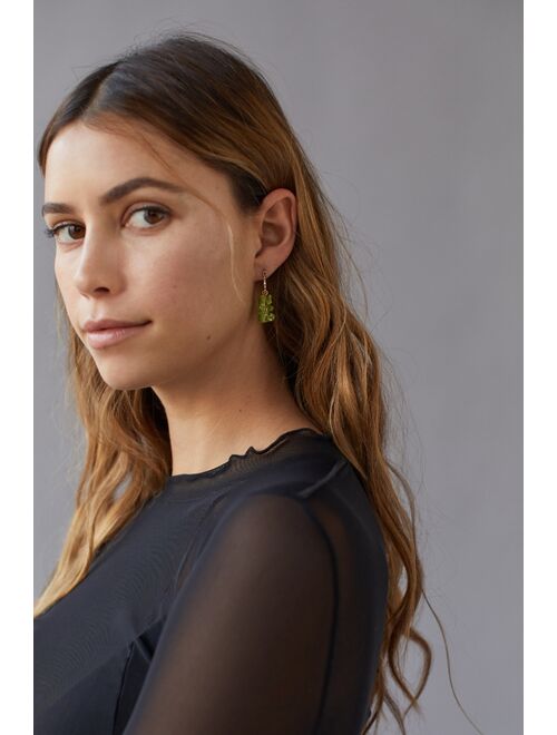 Urban Outfitters Gummy Bear Charm Hoop Earring