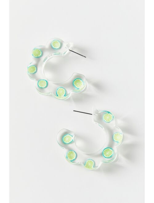 Urban Outfitters Translucent Fruit Hoop Earring