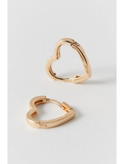 June Heart Hoop Earring