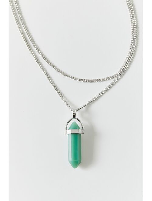 Urban Outfitters Genuine Stone Pendant Layer Necklace