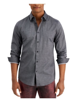 Men's Ringo Pindot Shirt, Created for Macy's