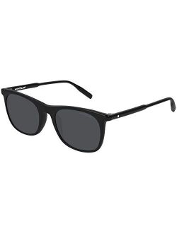 Mont Blanc MB0007S BLACK/GREY 53/21/145 men Sunglasses