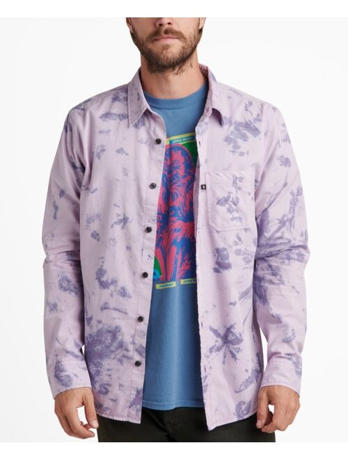 Junk Food Men's Renzo Long Sleeve Tie-Dye Shirt