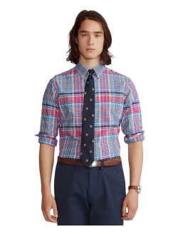 Classic Fit Plaid Oxford Shirt