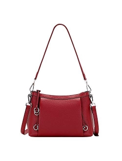 Crossbody Purses and Handbags for Women Genuine Leather Shoulder Bag for Ladies Medium