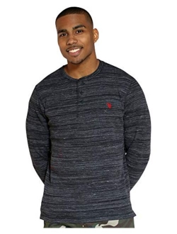 Men's Long Sleeve Henley