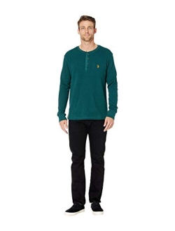 Men's Long Sleeve Henley