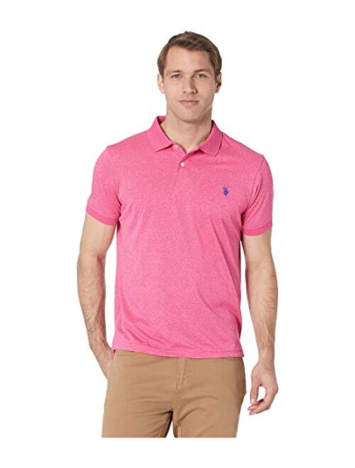 U.S. Polo Assn. Men's Classic Fit Short Sleeve Solid Poly Polo Shirt