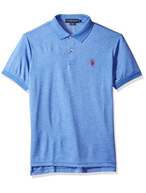 U.S. Polo Assn. Men's Classic Fit Short Sleeve Solid Poly Polo Shirt